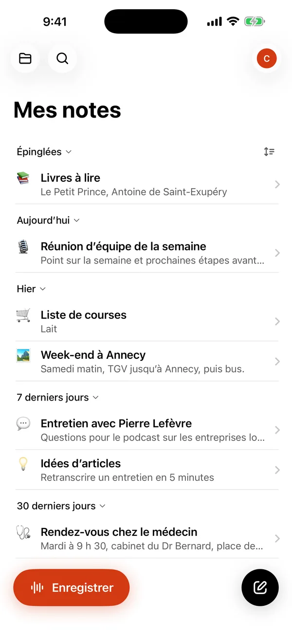 Transkripcija iPhone un Mac ierīcēm